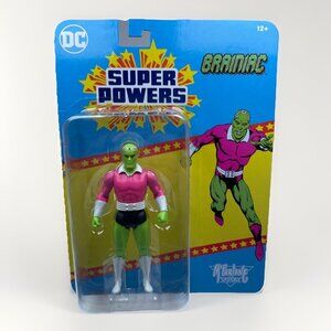McFarlane Toys DC Direct Super Powers Brainiac 4.5" Action Figure. NIB